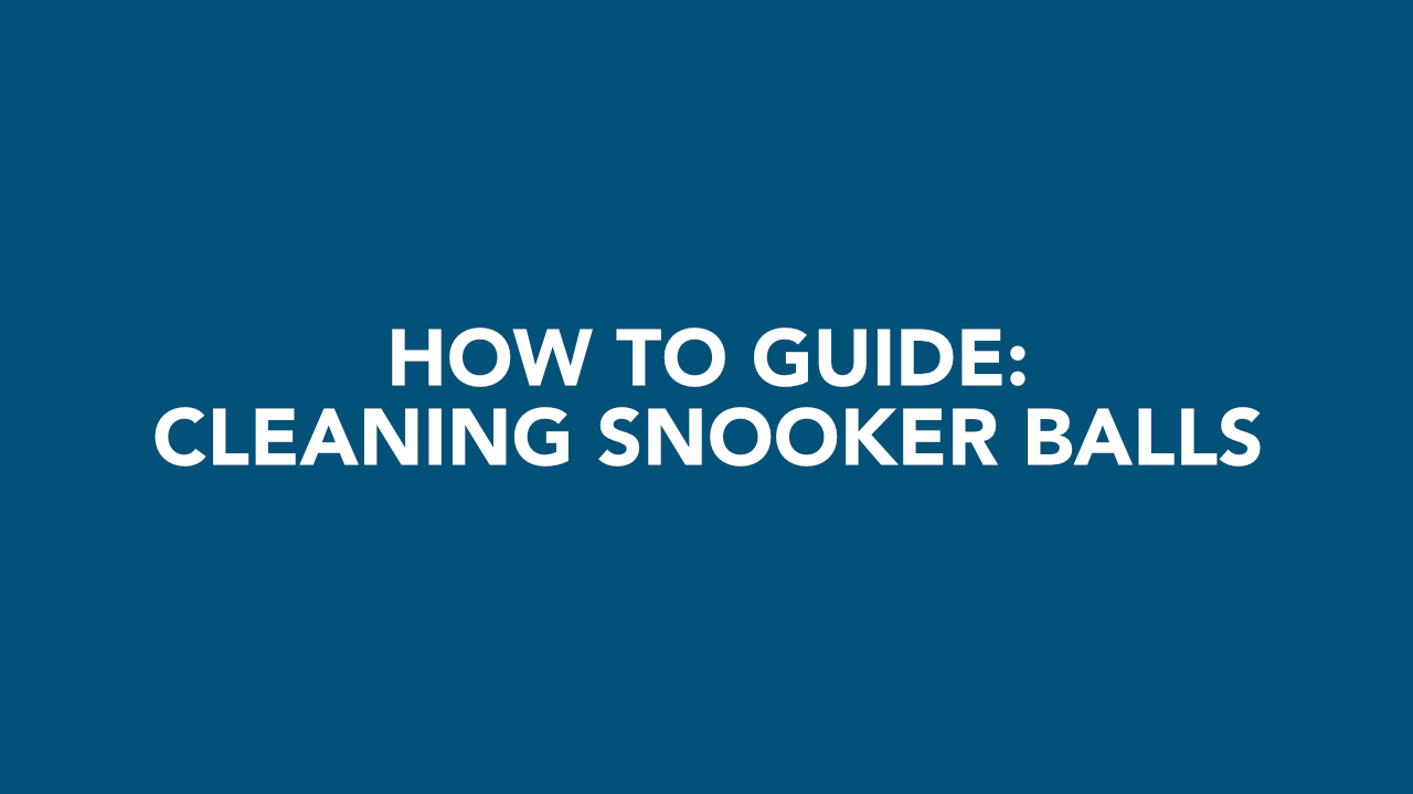 Cleaning Snooker Balls